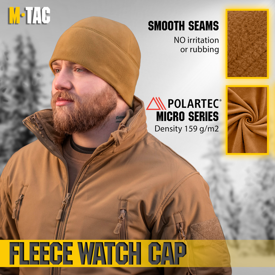M-Tac Fleece Watch Cap Light Polartec Gen II (159 g/m2)
