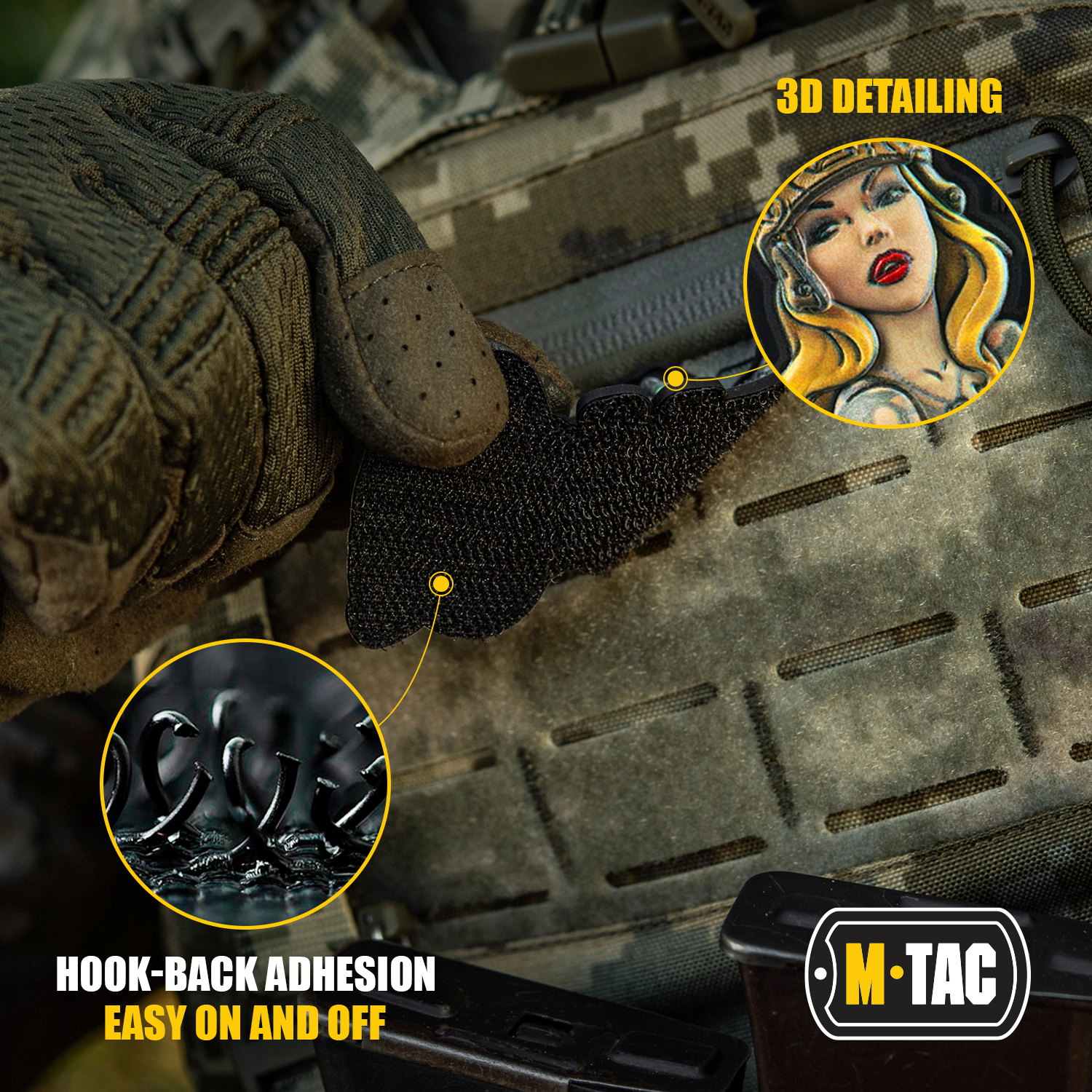 M-Tac Morale Patch Tactical Girl