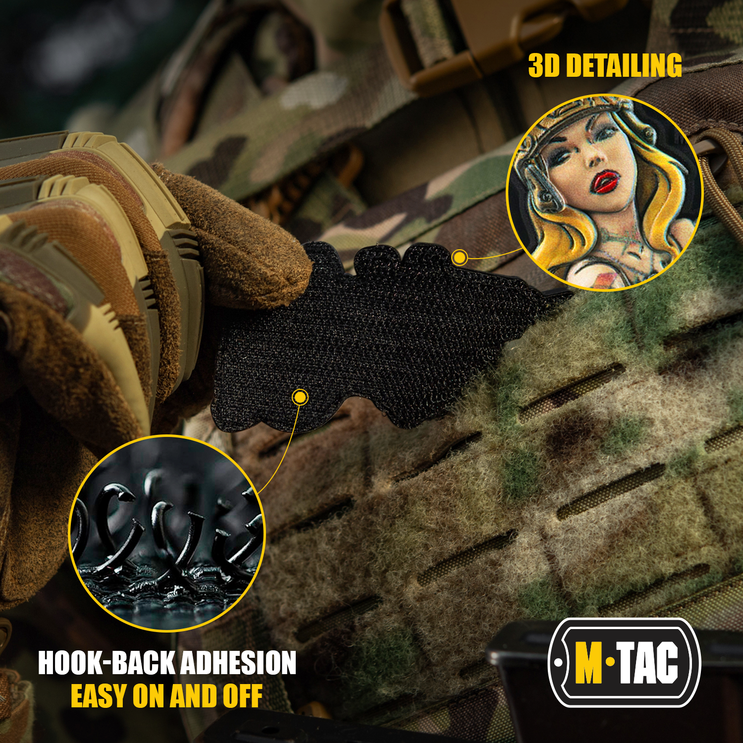 M-Tac Morale Patch Tactical Girl