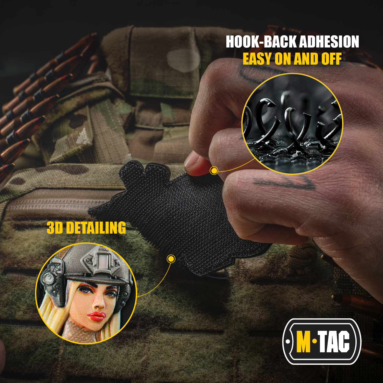 M-Tac Morale Patch Tactical Girl