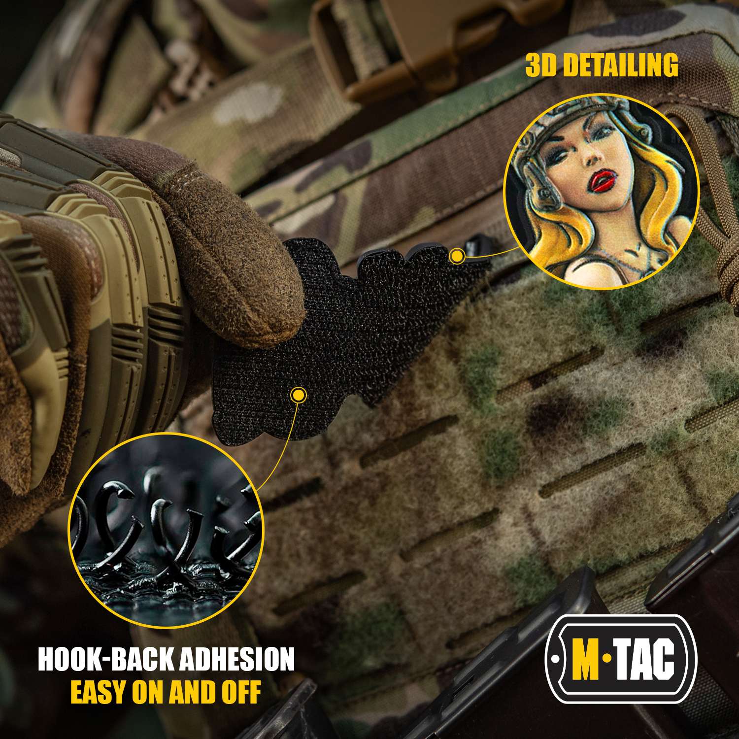 M-Tac Morale Patch Tactical Girl