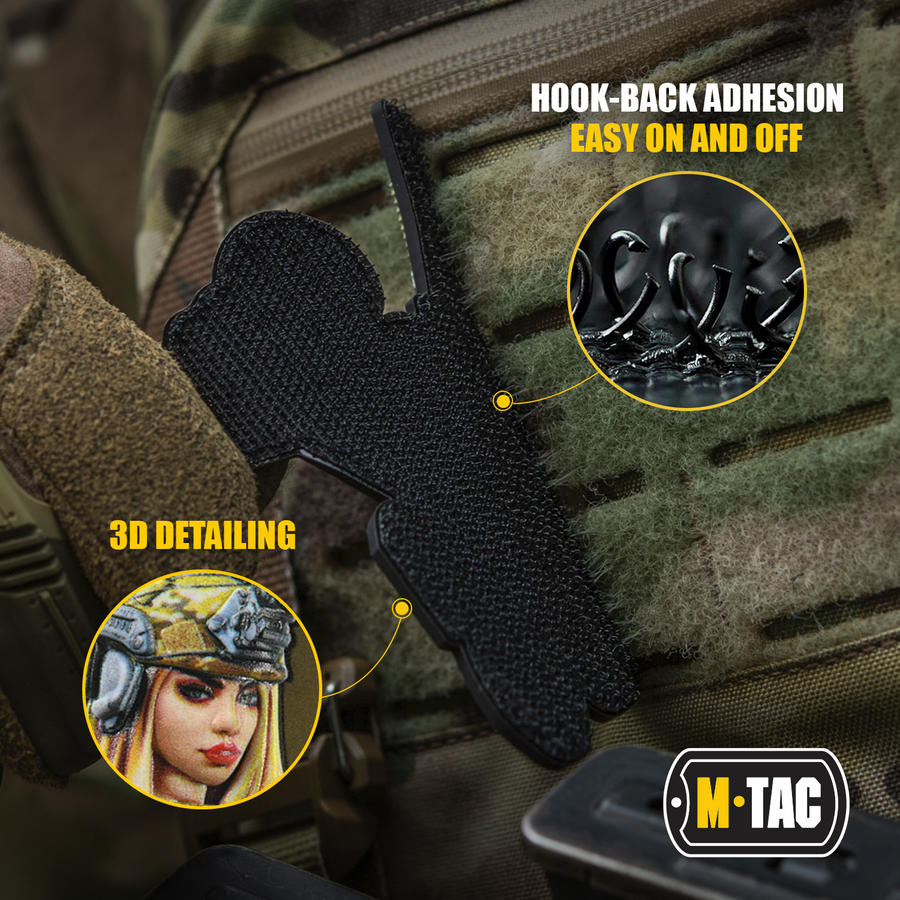 M-Tac Morale Patch Tactical Girl