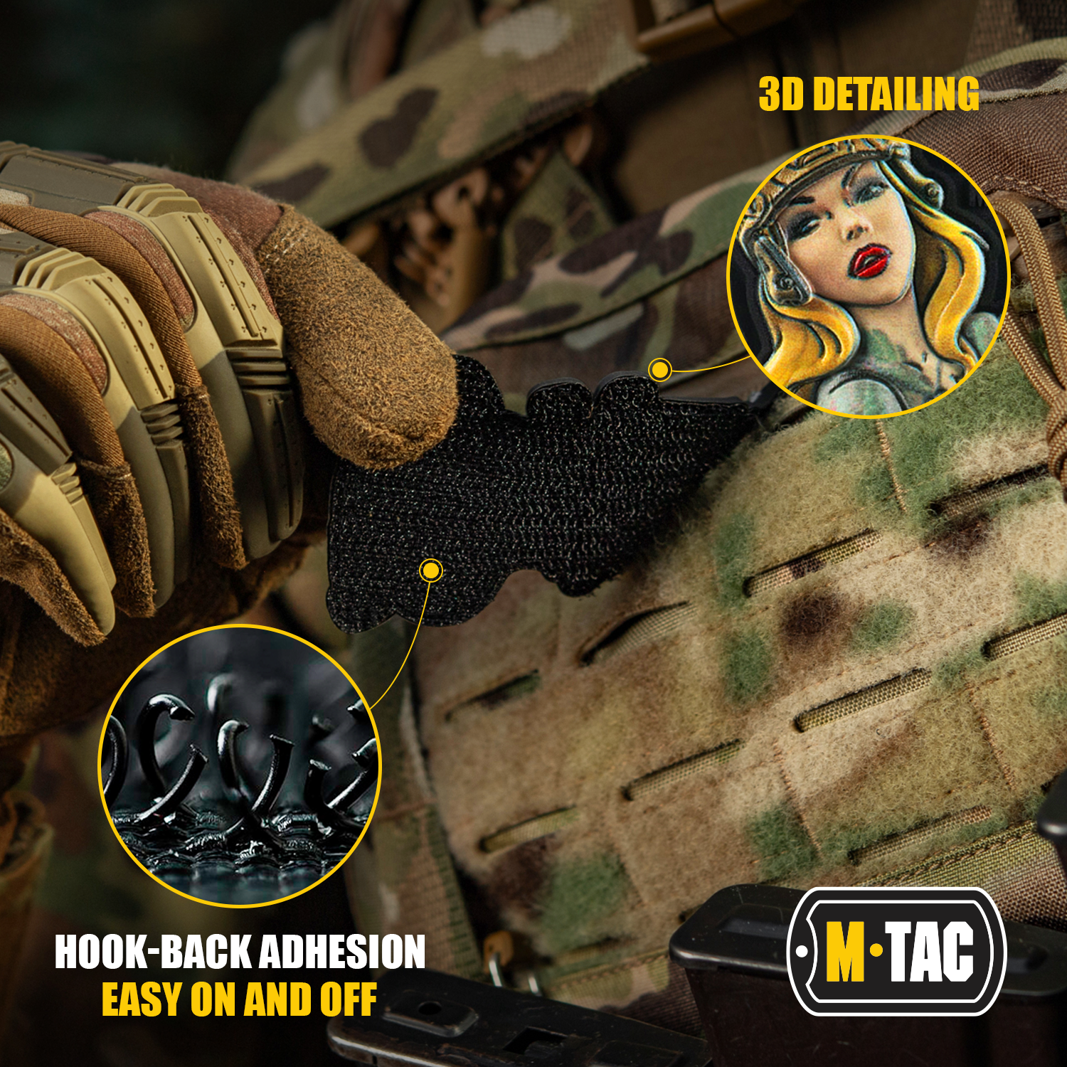 M-Tac Morale Patch Tactical Girl