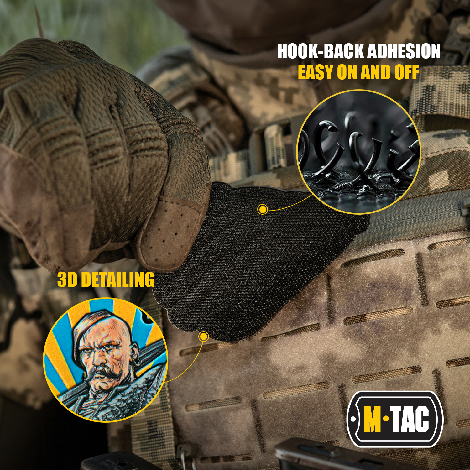 M-Tac Morale Patch Zero Tolerance PVC