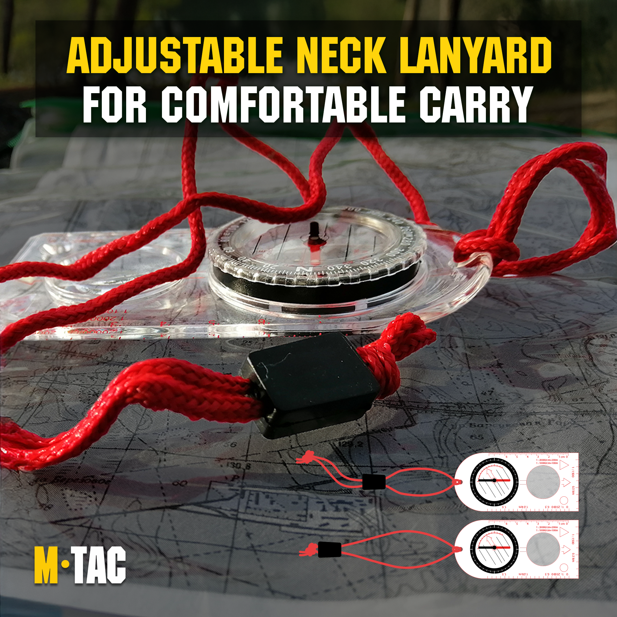 M-Tac Map Compass - M-TAC