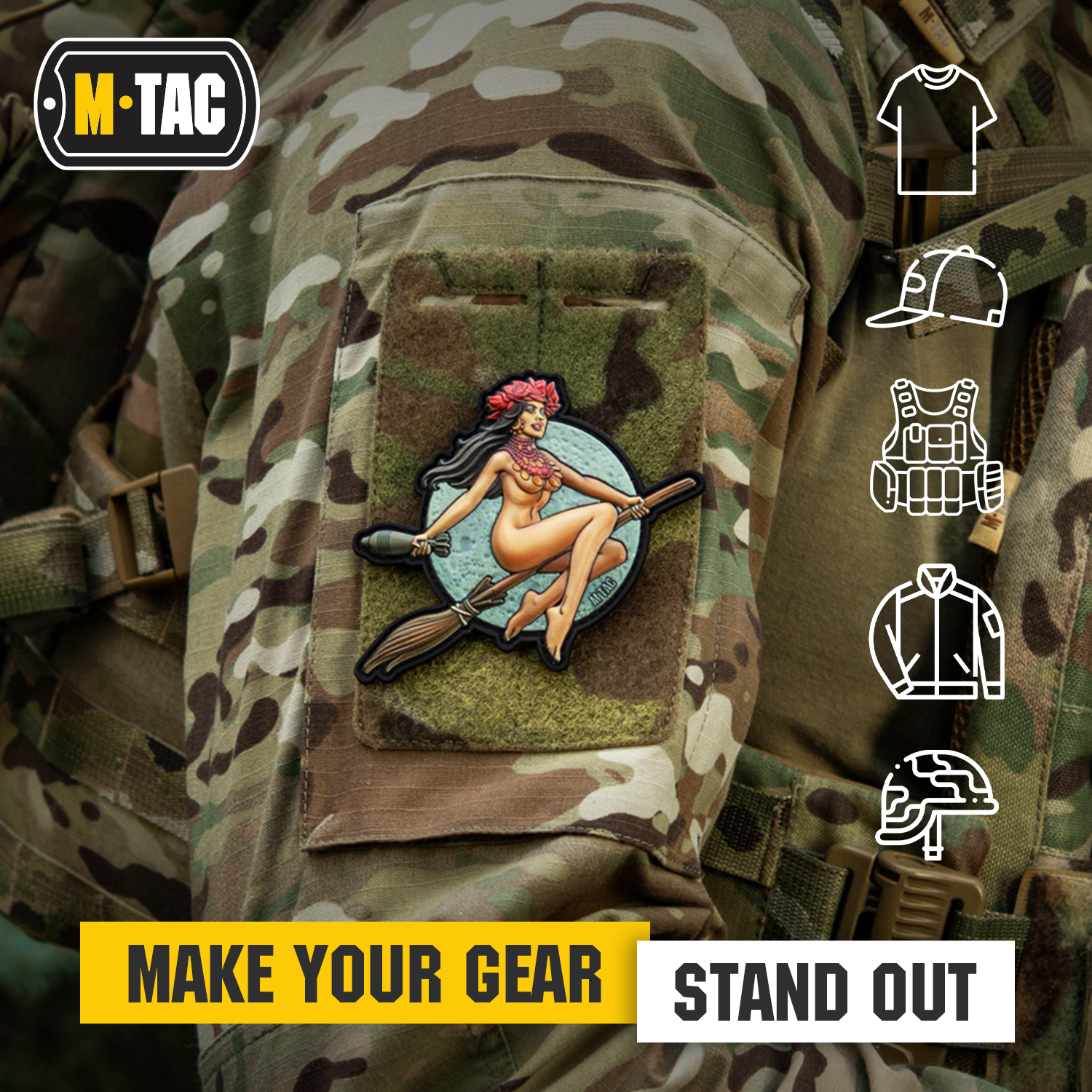 M-Tac Morale Patch Tactical Girl