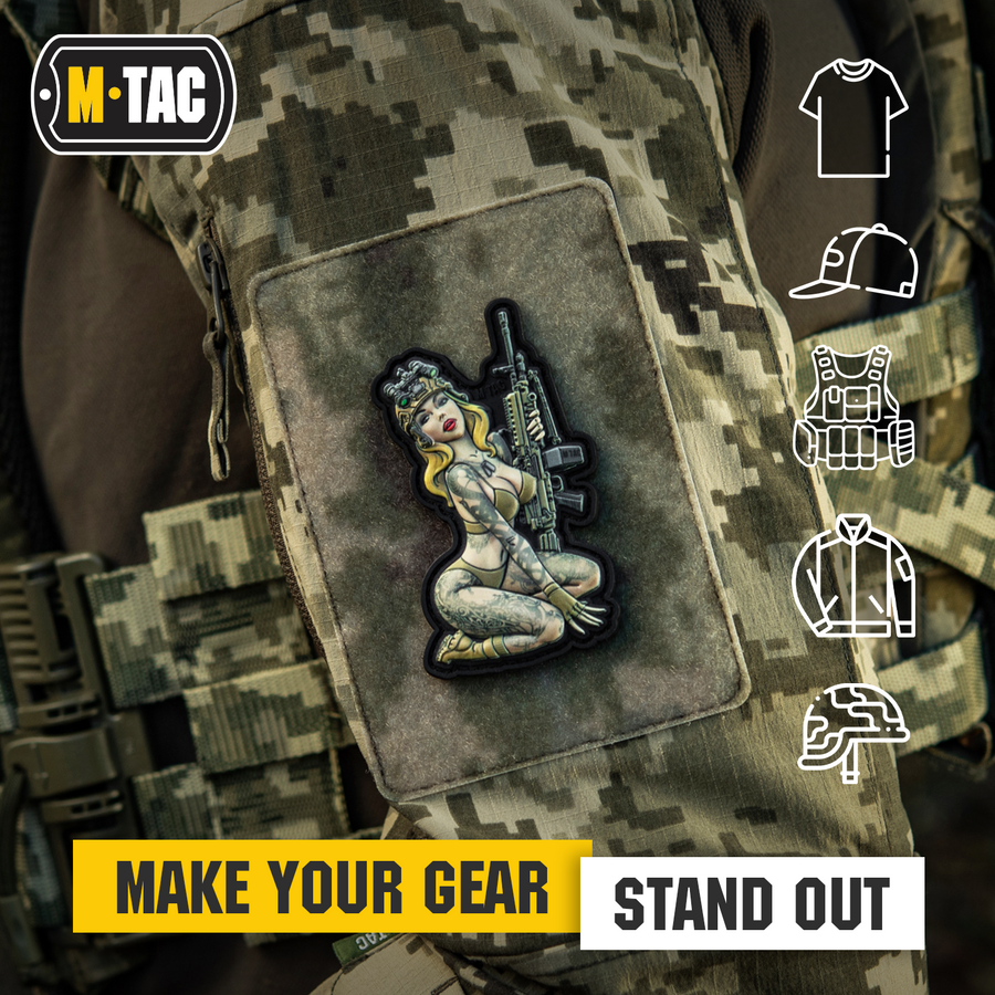 M-Tac Morale Patch Tactical Girl