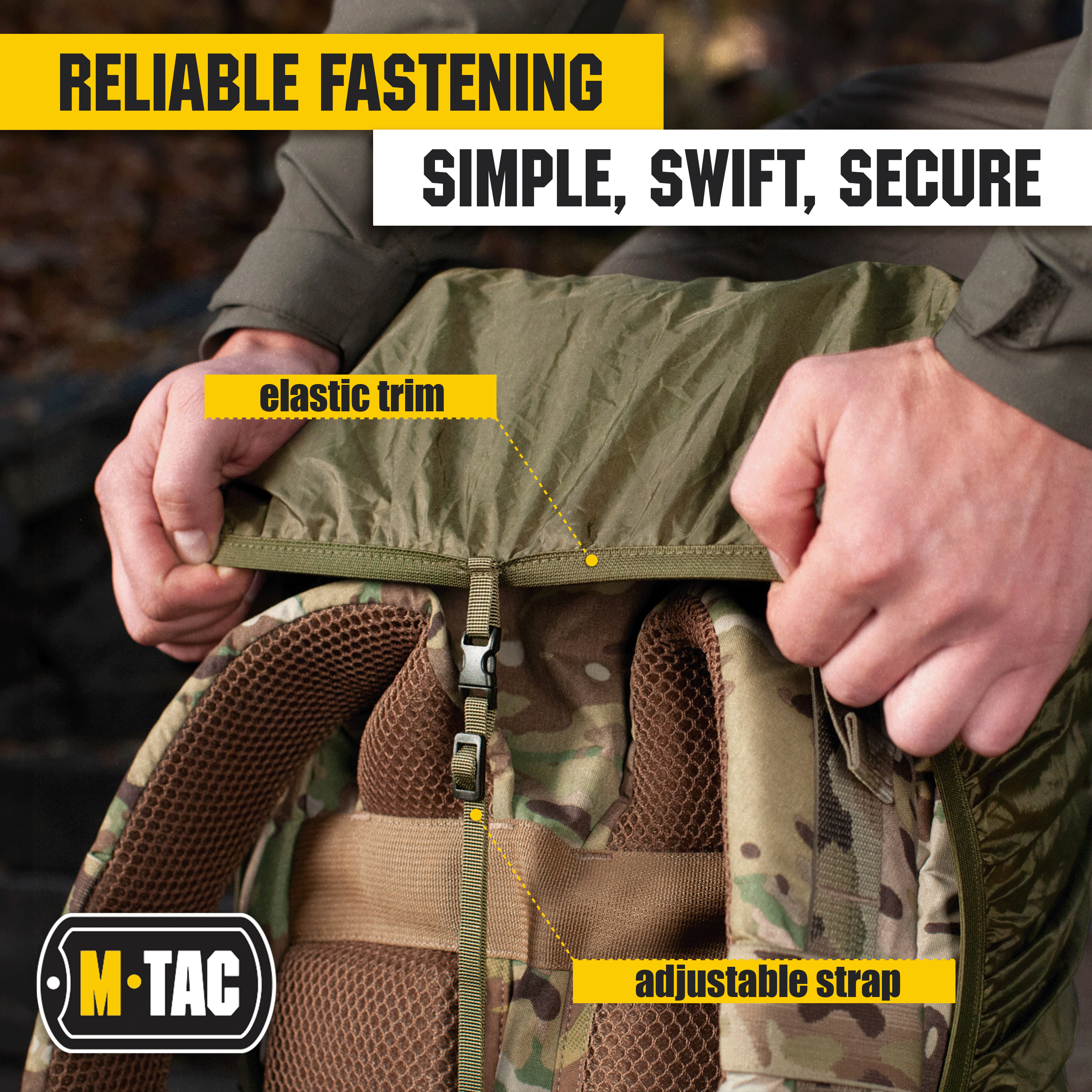 M-Tac Waterproof Backpack Cover - M-TAC