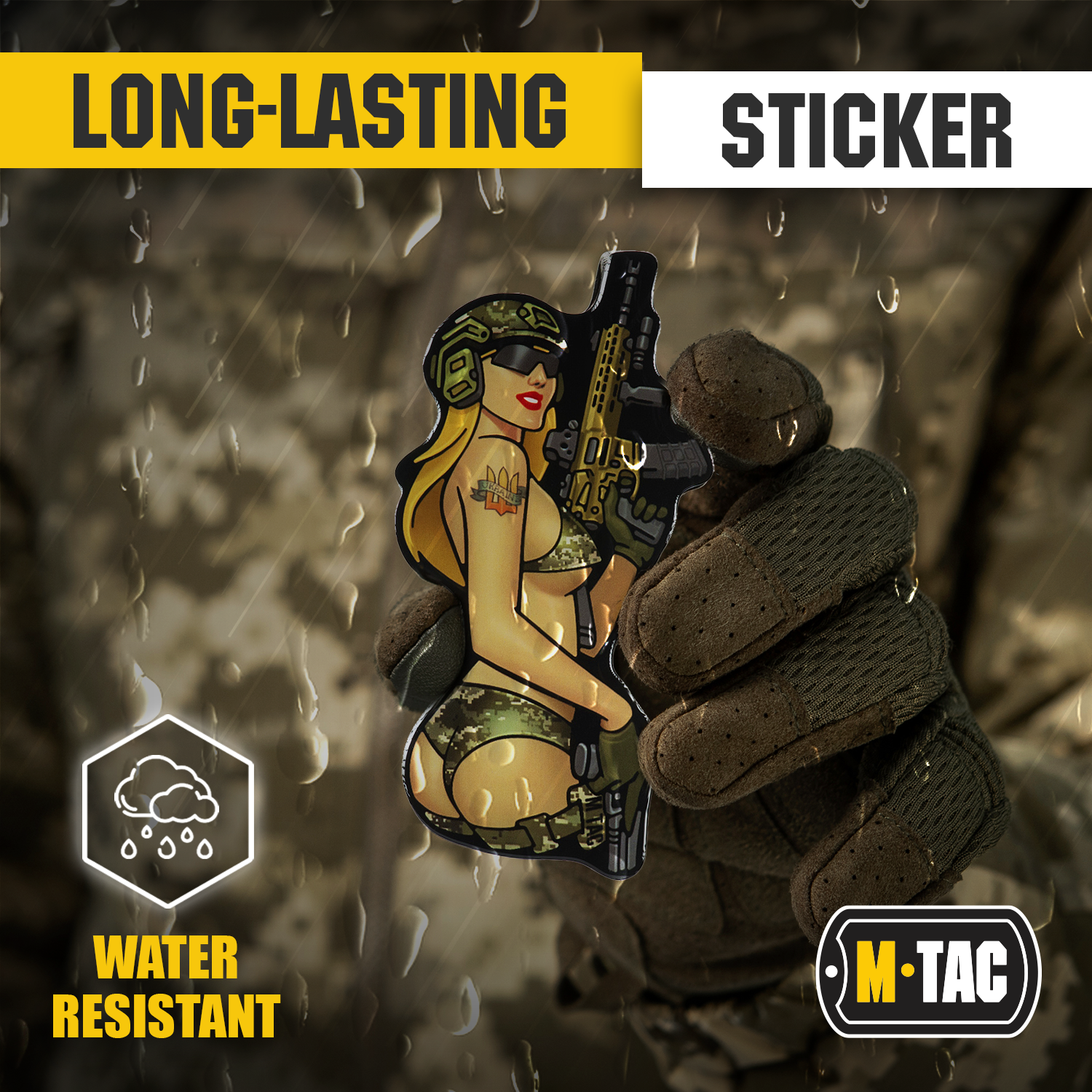 M-Tac Morale Sticker Tactical Girl