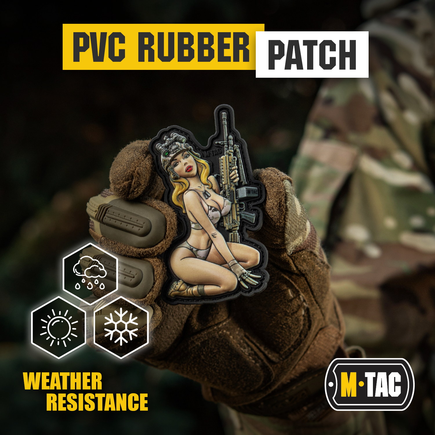 M-Tac Morale Patch Tactical Girl