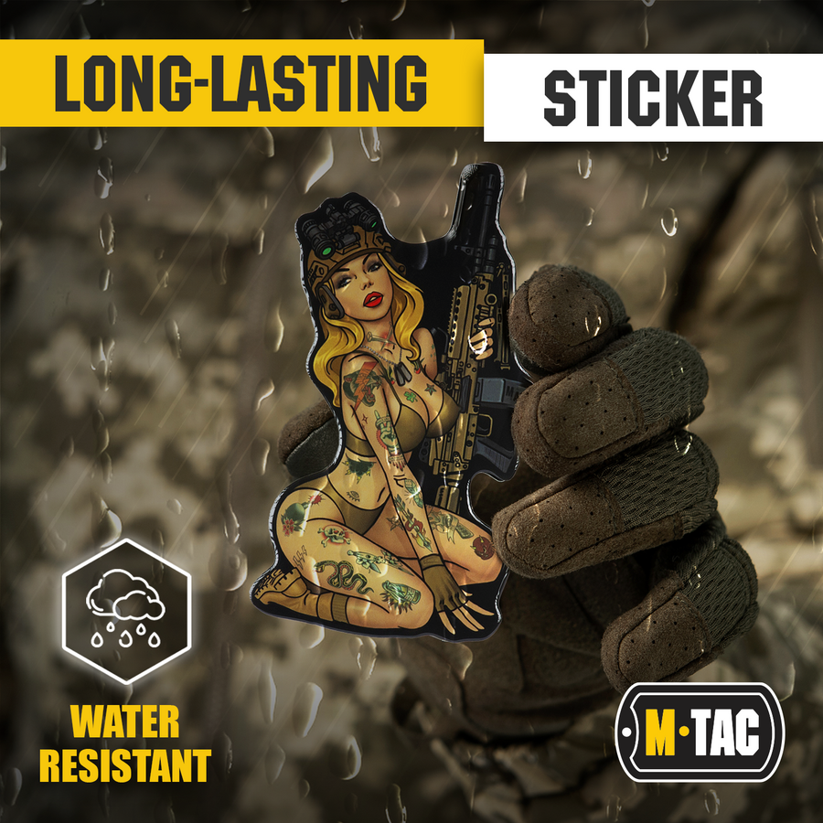 M-Tac Morale Sticker Tactical Girl