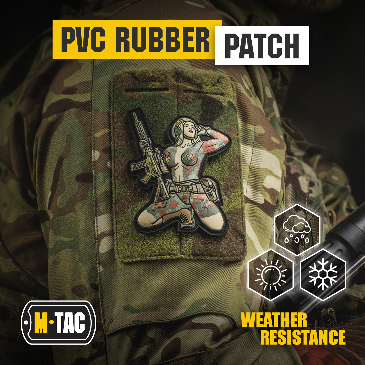 M-Tac Morale Patch Tactical Girl