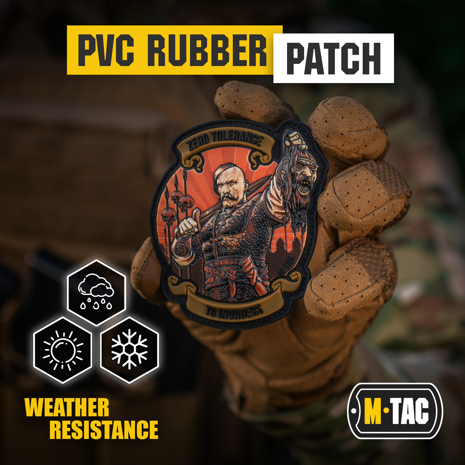 M-Tac Morale Patch Zero Tolerance PVC