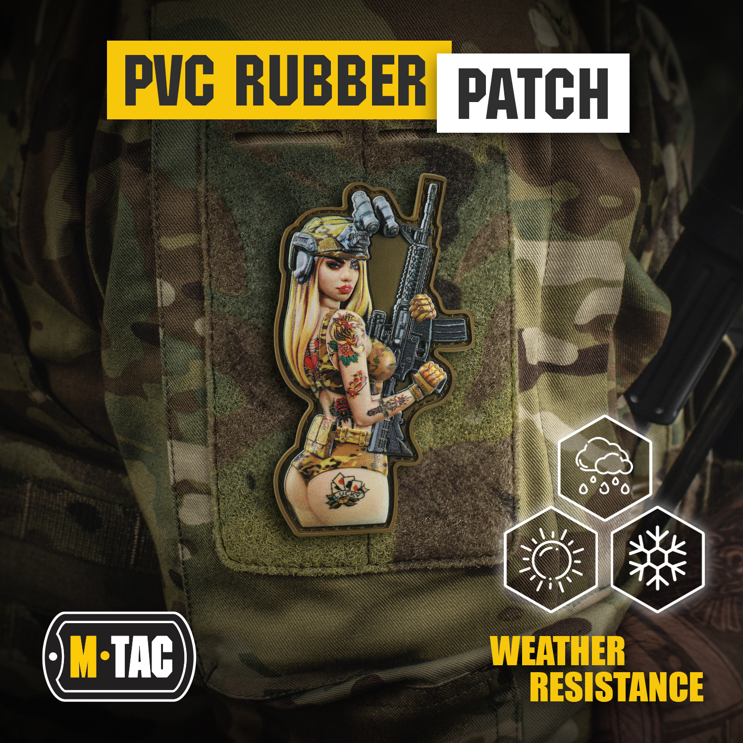 M-Tac Morale Patch Tactical Girl