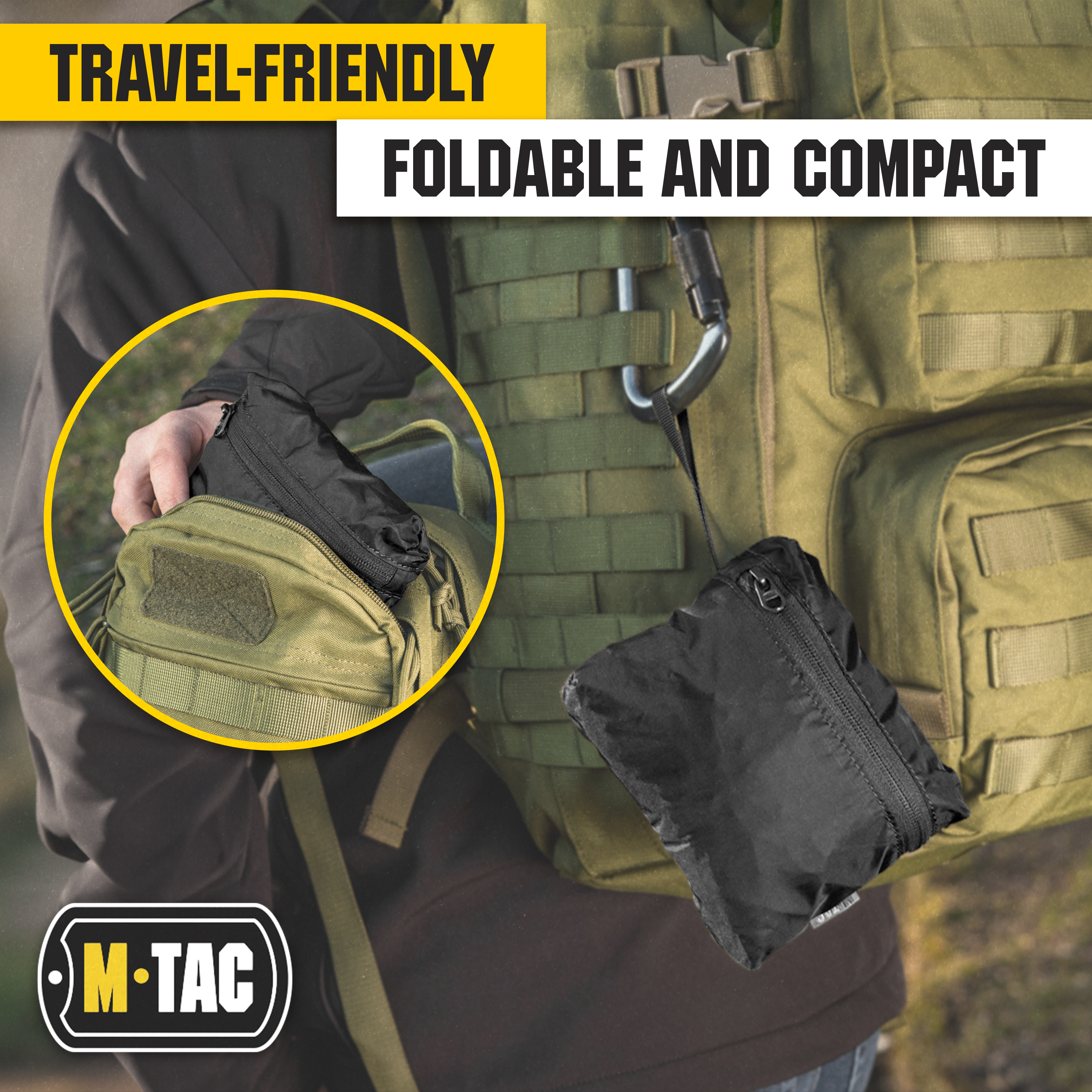 backpack travel cover bag M-Tac Waterproof Backpack Cover
