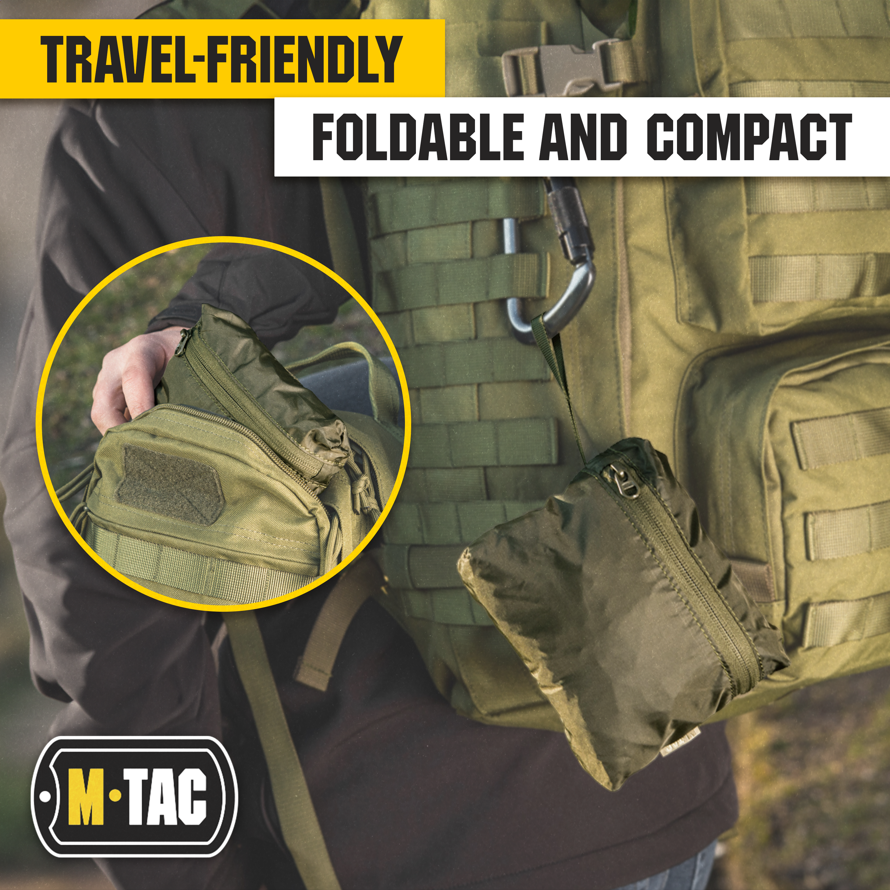 M-Tac Waterproof Backpack Cover - M-TAC