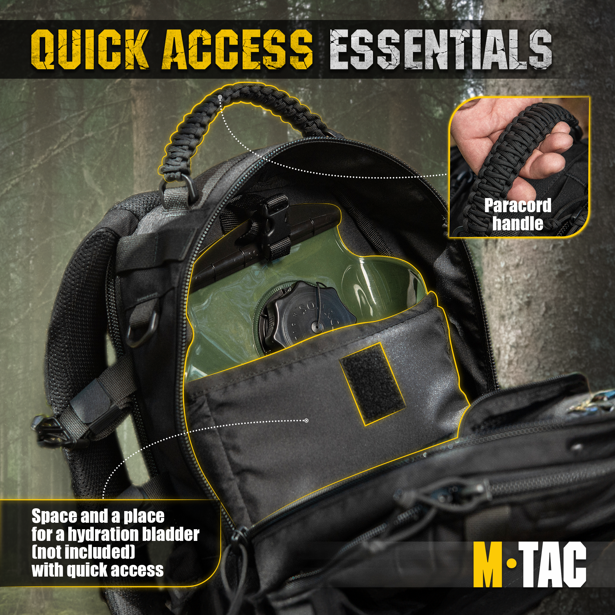 M-Tac Backpack Mission Pack Black