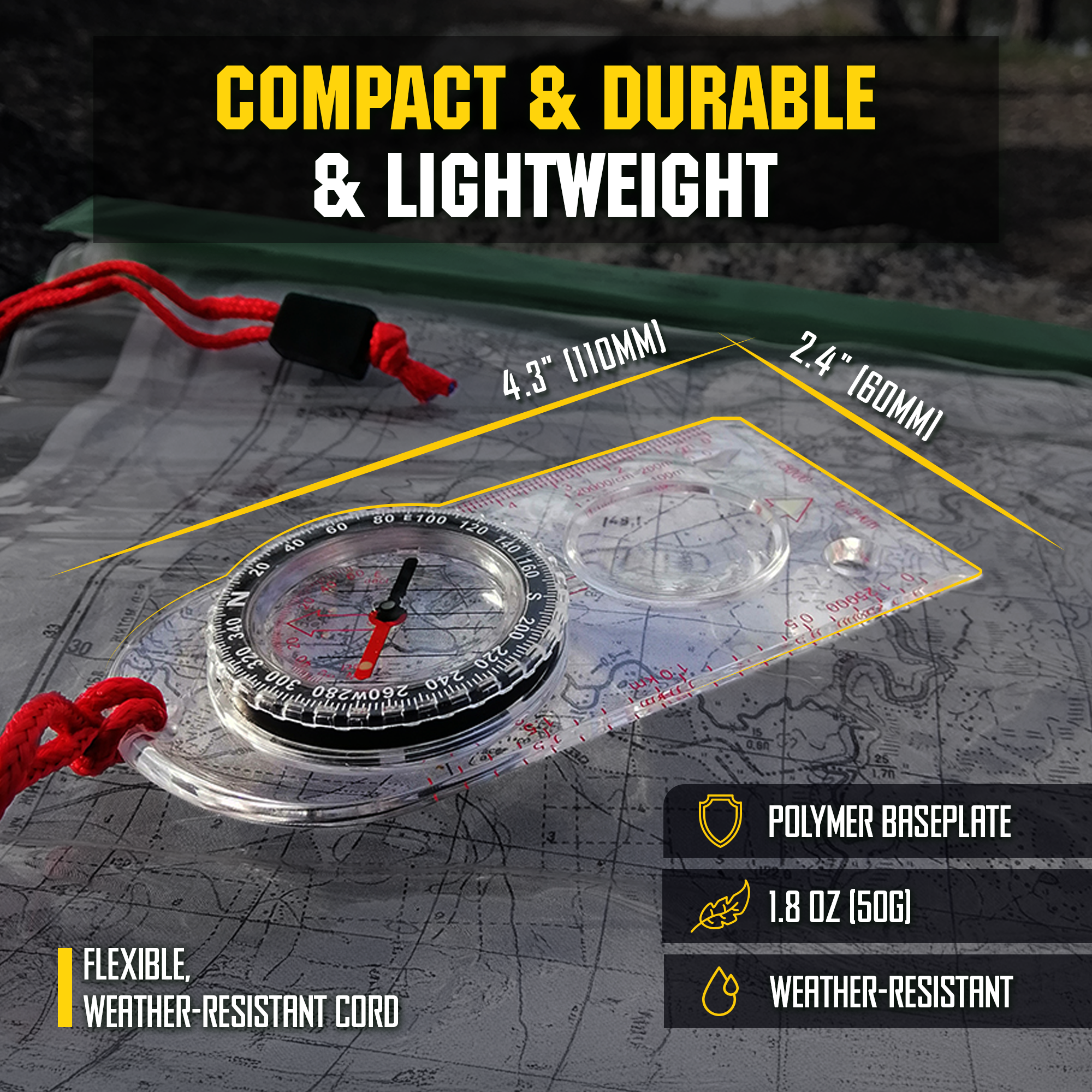 M-Tac Map Compass - M-TAC