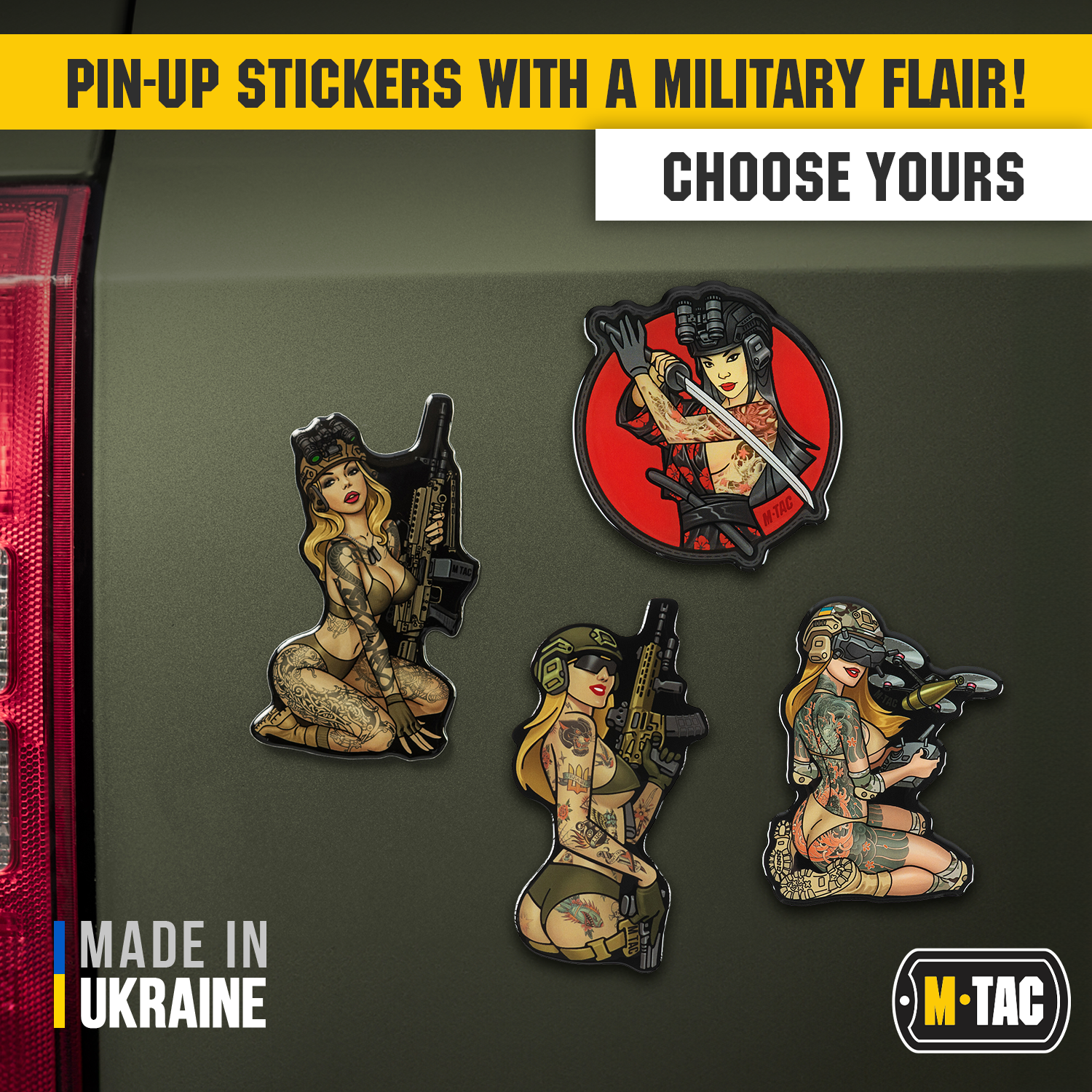 M-Tac Morale Sticker Tactical Girl