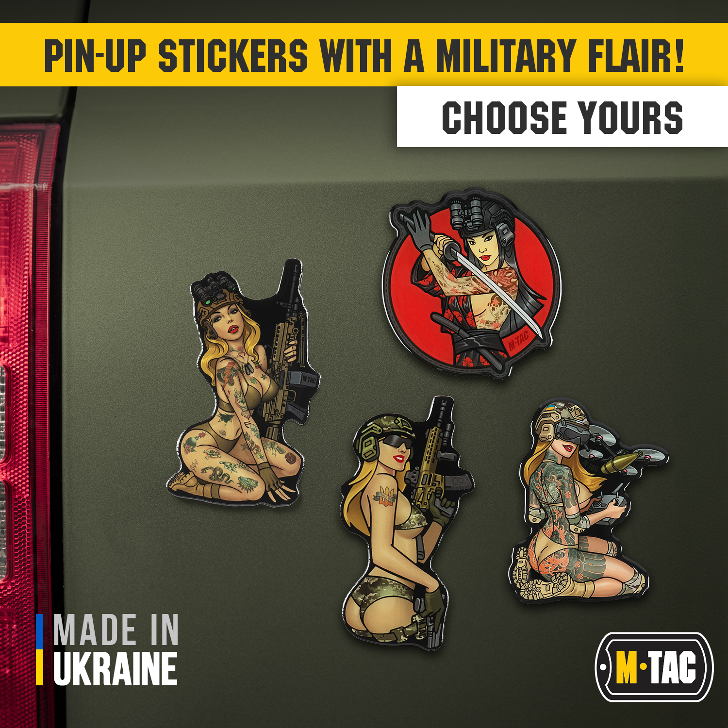 M-Tac Morale Sticker Tactical Girl