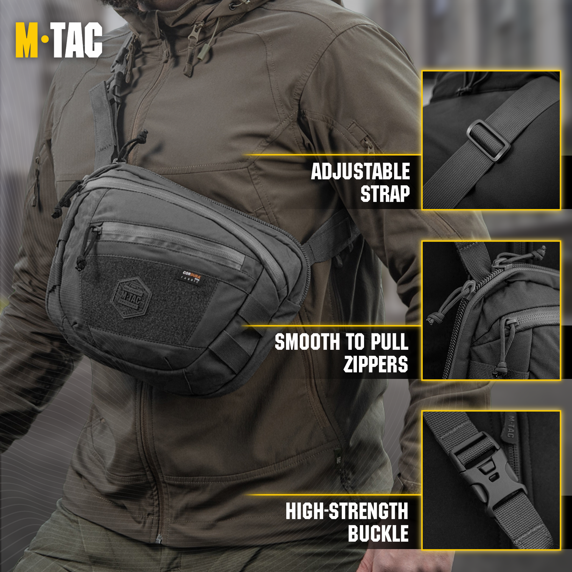 M-Tac Elite Sphaera Large Bag GenII with Loop Panel