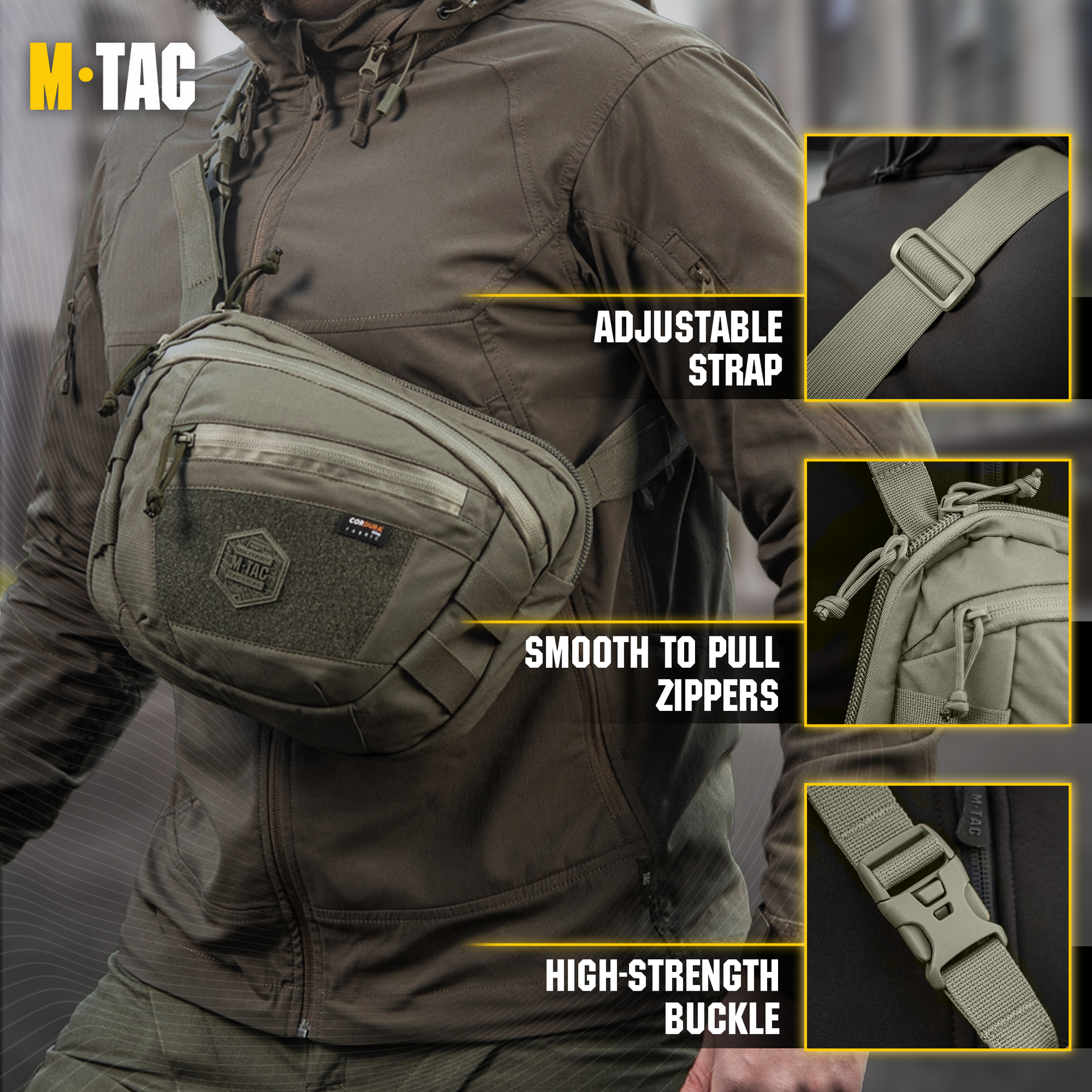 M-Tac Elite Sphaera Large Bag GenII with Loop Panel