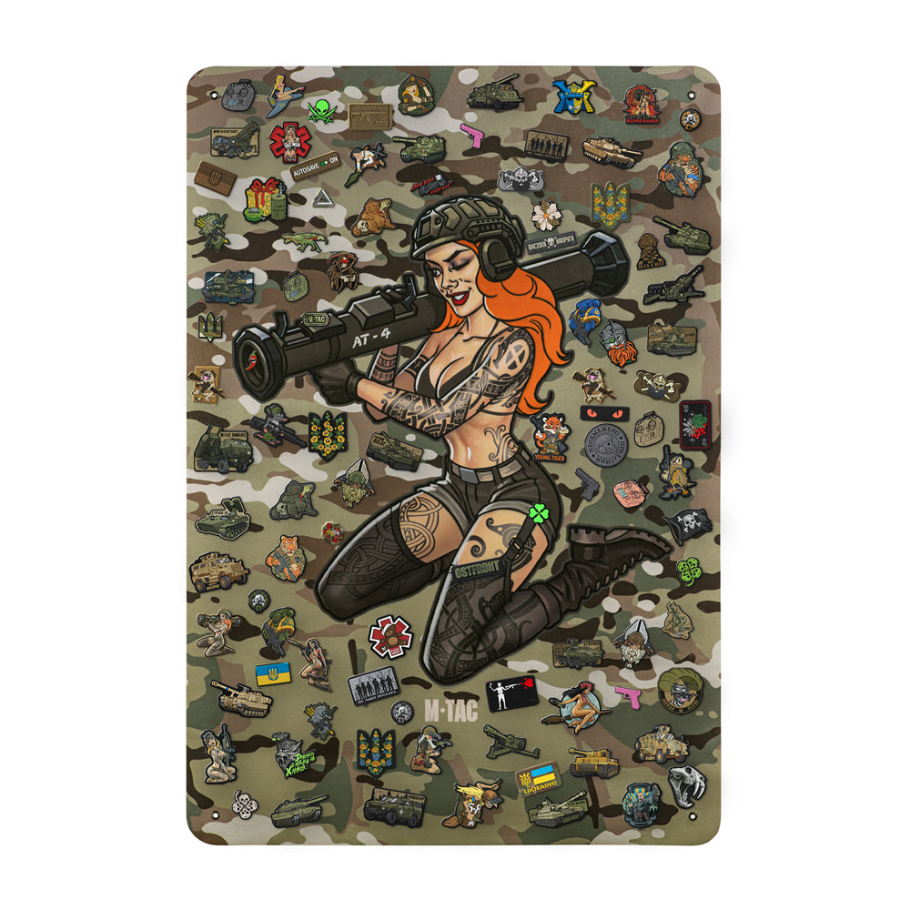 M-Tac Patch Panel Tactical Girl AT-4 900×1300