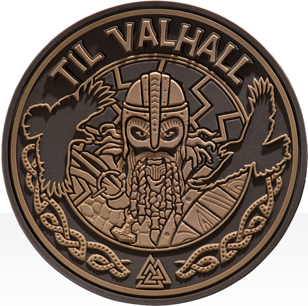 Valknut Odin Viking Symbol Morale Patch [3.0 inch -“Hook Brand