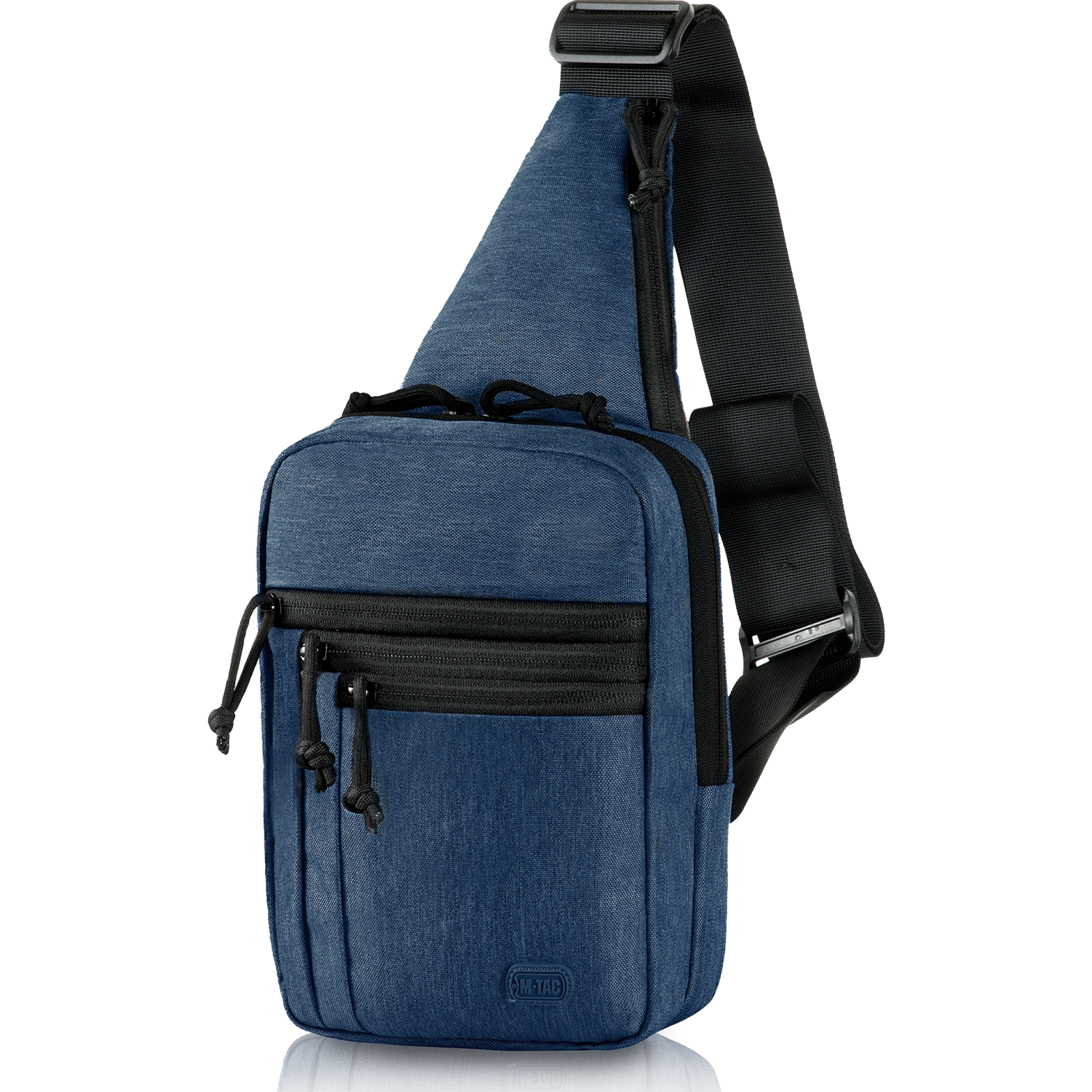 M-Tac Tactical Bag Shoulder Chest Pack with Sling and Loop Panel Black