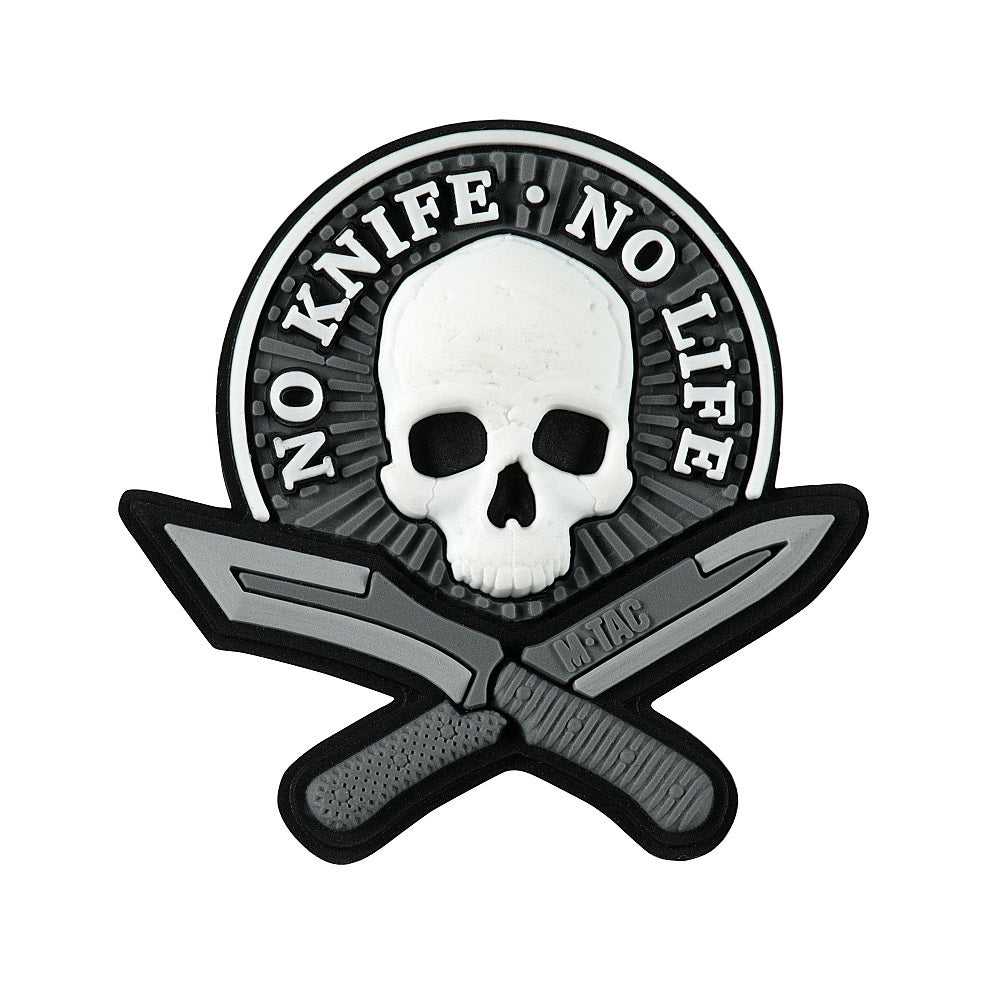 M-Tac patch No Knife - No Life 3D PVC - M-TAC