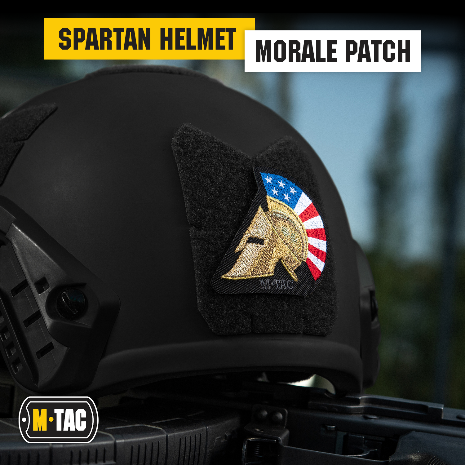 M-Tac Patch Spartan USA Helmet Embroidered