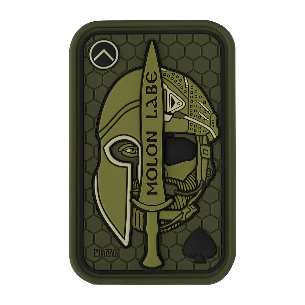 M-Tac patch Molon Labe Ace 3D PVC Olive
