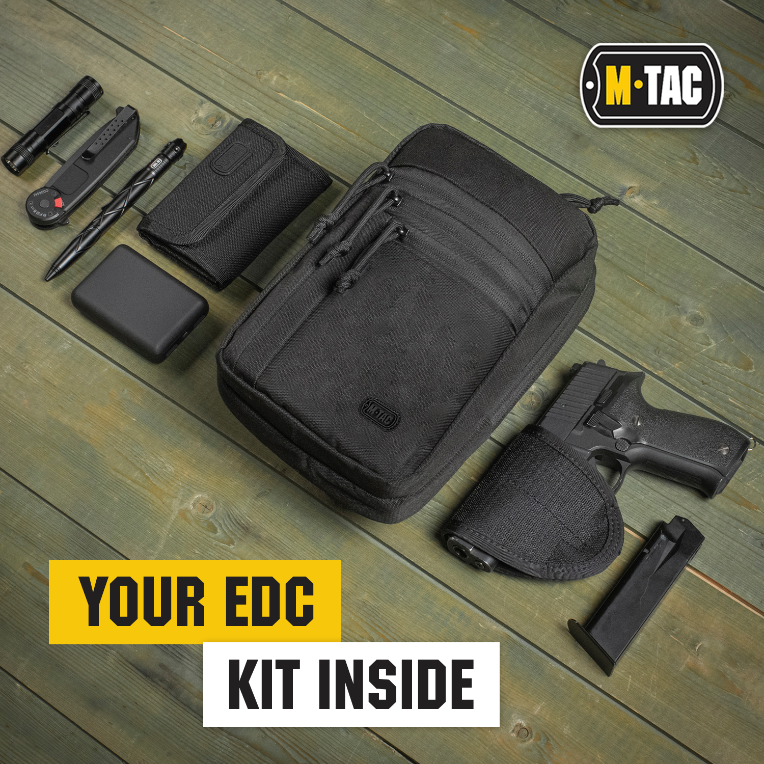 M-Tac Concealed Carry Sling Bag Elite Gen.Iv Black