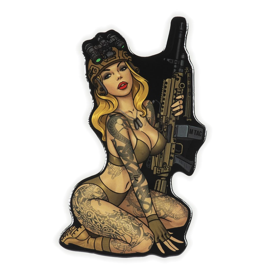 M-Tac Morale Sticker Tactical Girl
