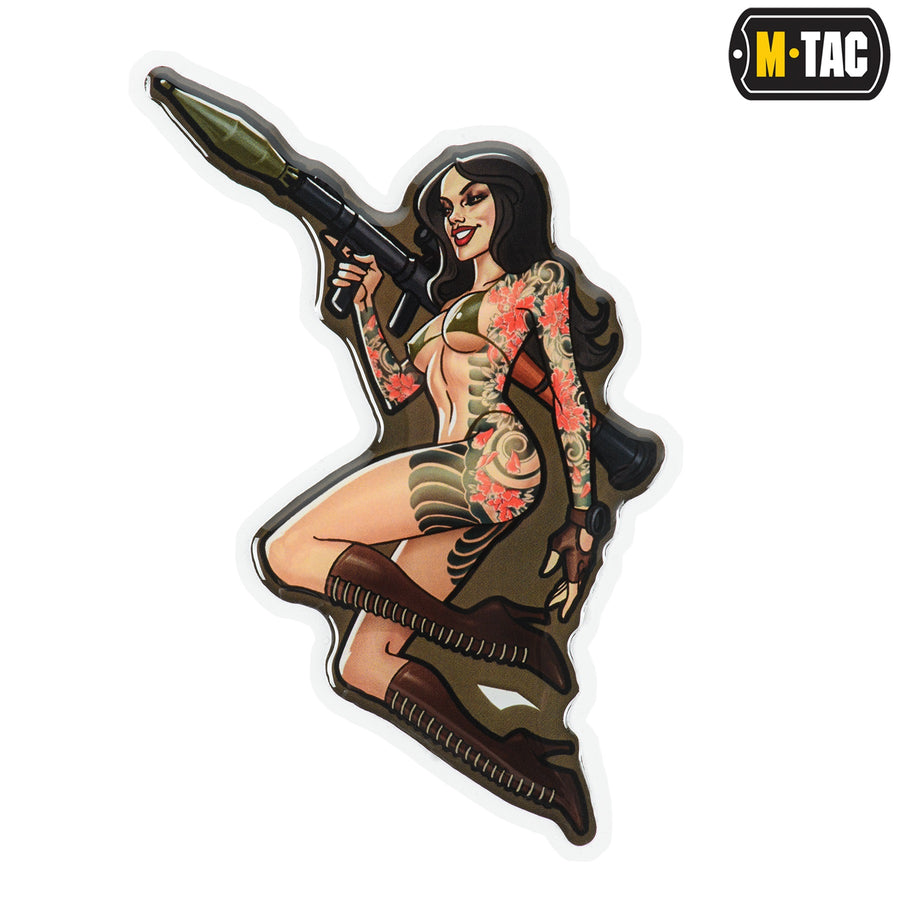 M-Tac Morale Sticker Tactical Girl