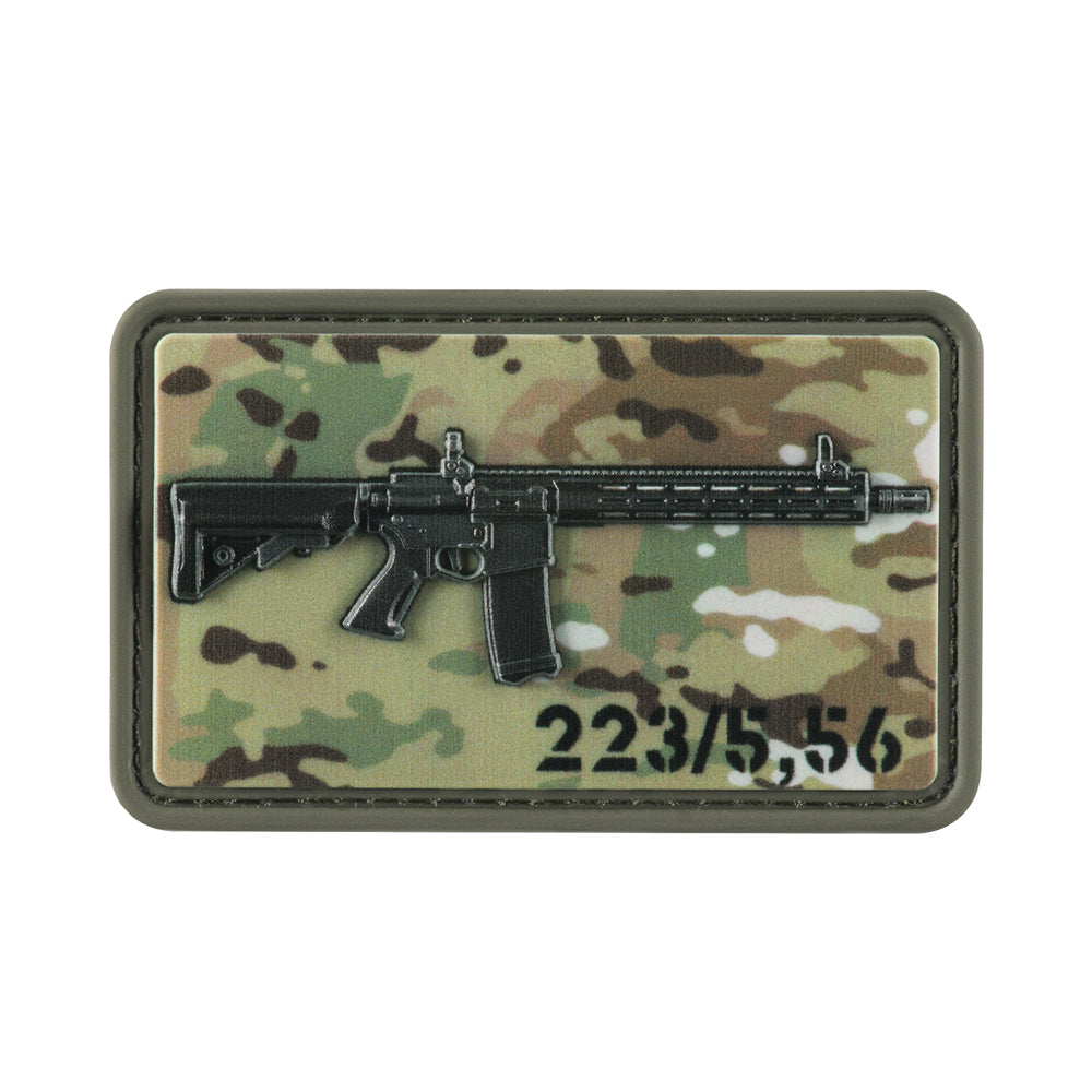 M-Tac AR-15 .223/5.56 PVC 3D Morale Patch – Multicam - M-Tac