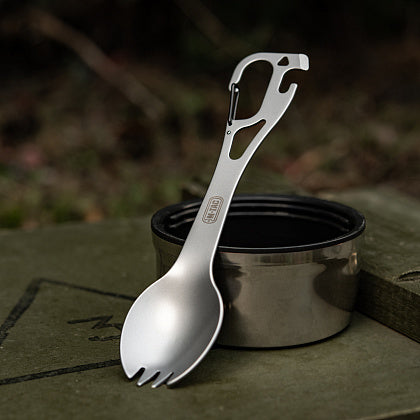 M-Tac Spork Cutlery set with a Carabiner