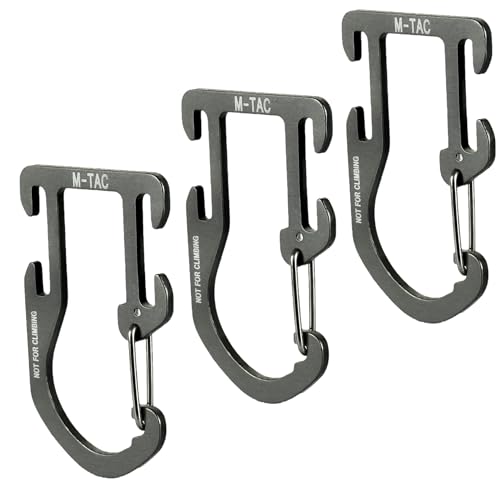 M-Tac Aluminum Carabiner for Backpack Molle (Set of 3)