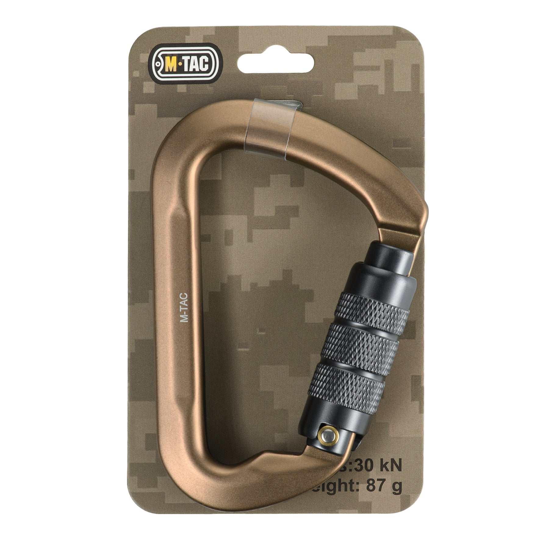 M-Tac Carabiner with Bayonet Lock Keylock 4"