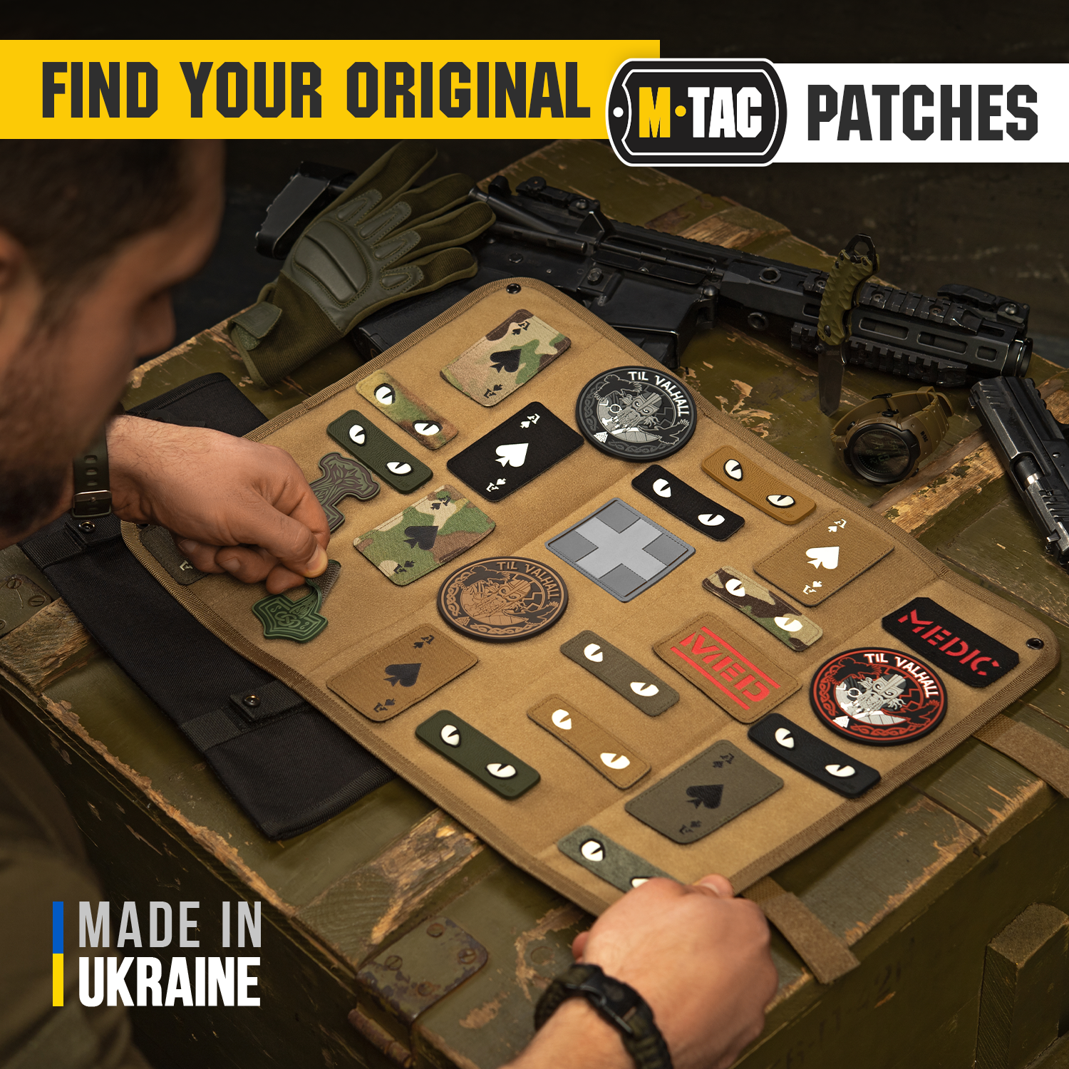 M-Tac patch Medic Cross Square PVC - M-TAC