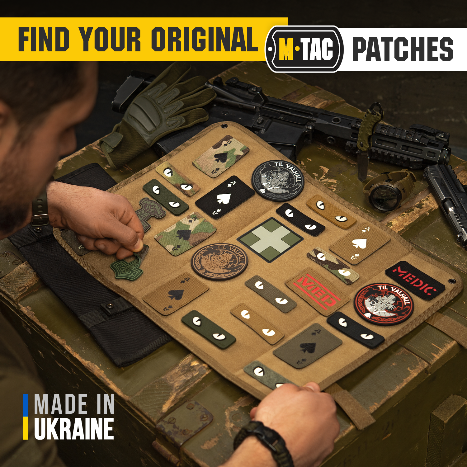 M-Tac patch Medic Cross Square PVC - M-TAC