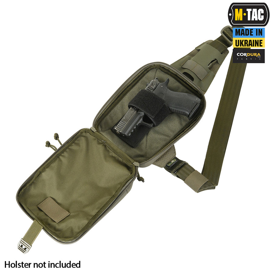 M-Tac Sling Pistol Bag with Loop Panel Elite