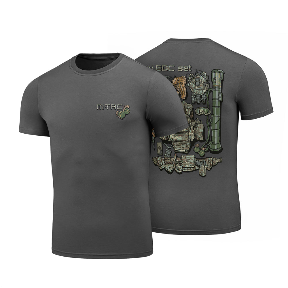 トップス MAD TOWN MONEY TEE / CHARCOAL M-Tac T-Shirt My EDC - M-TAC