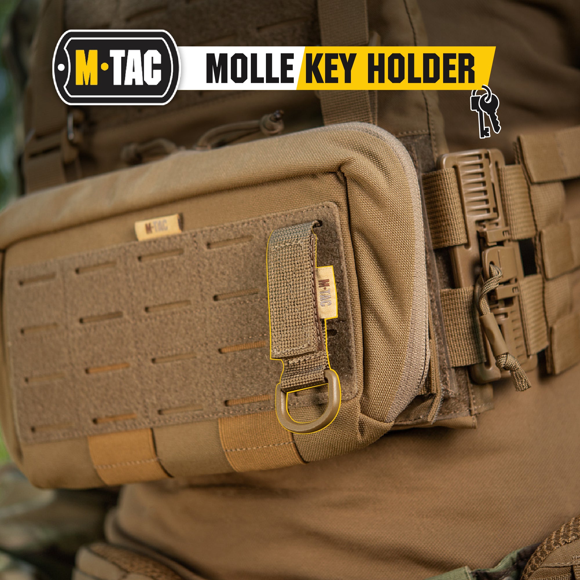 Tactical key outlet holder