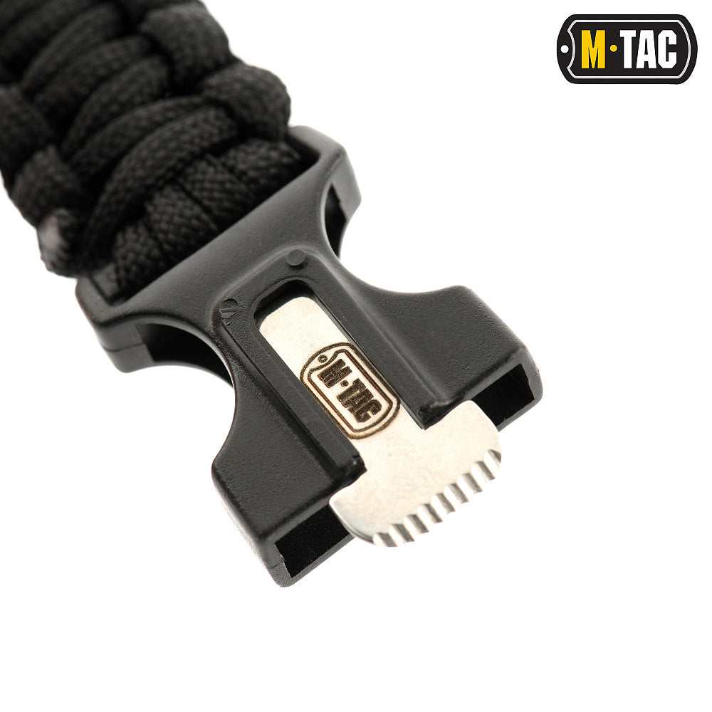 M-Tac Paracord Bracelet – Survival Kit with Whistle, Fire Starter