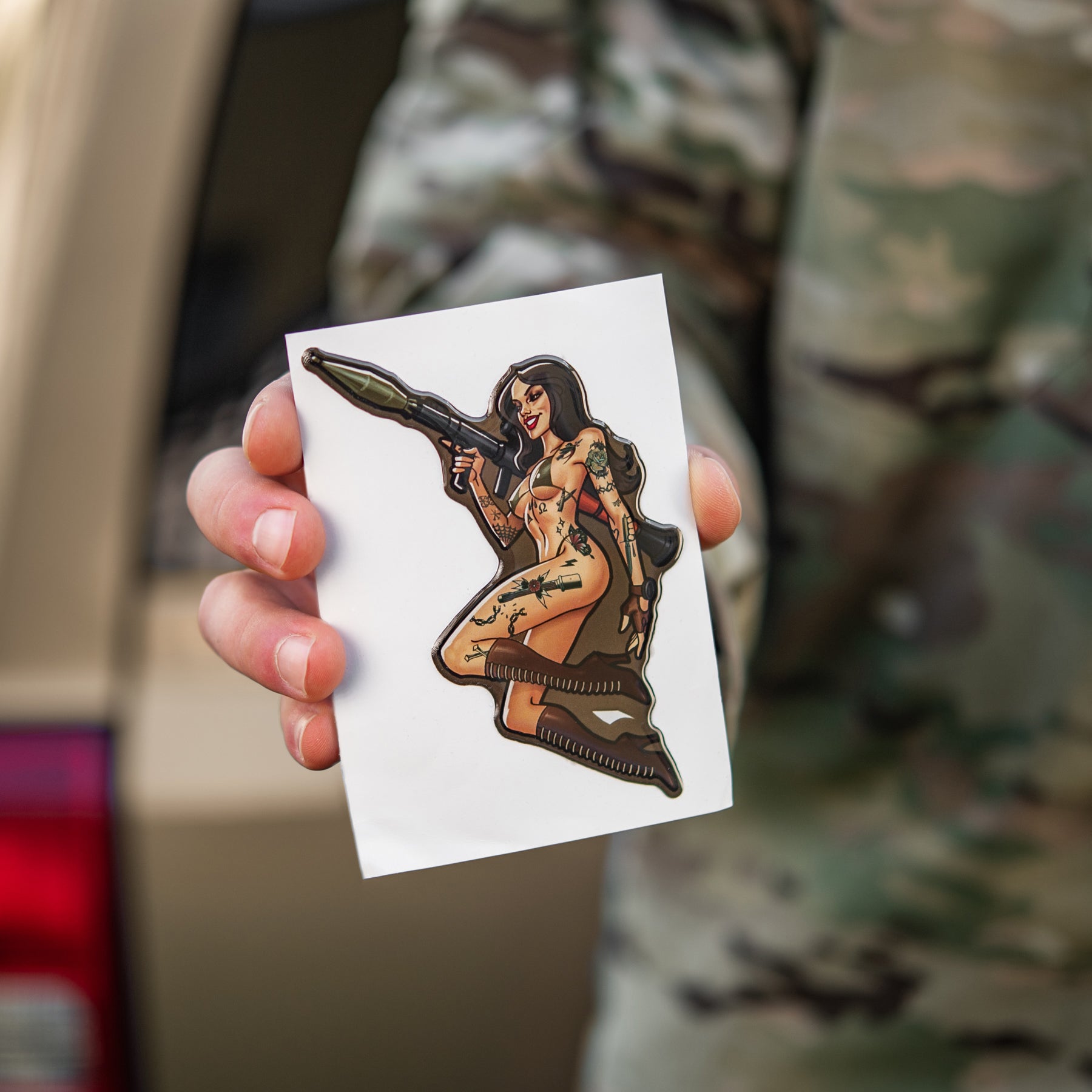 M-Tac Morale Sticker Tactical Girl