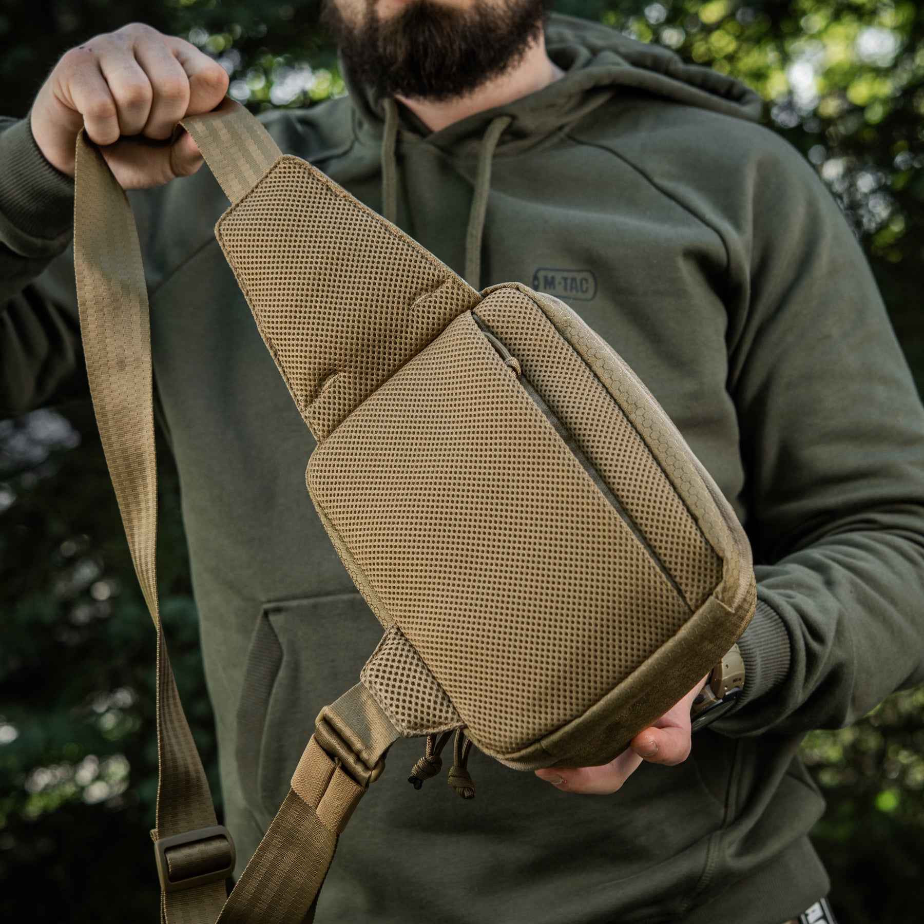 M-Tac Elite Sling Bag with Loop Panel