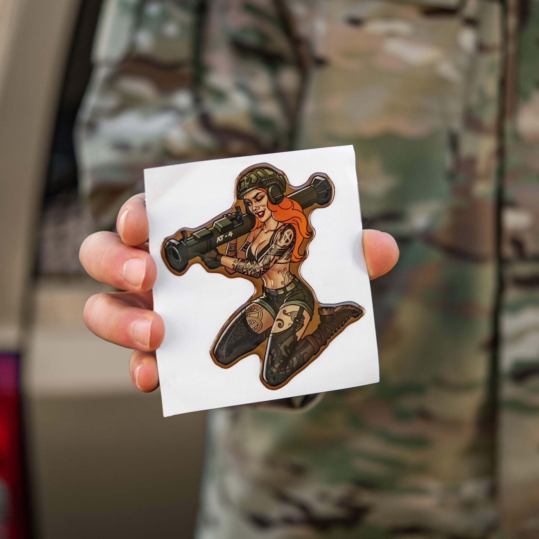 M-Tac Morale Sticker Tactical Girl