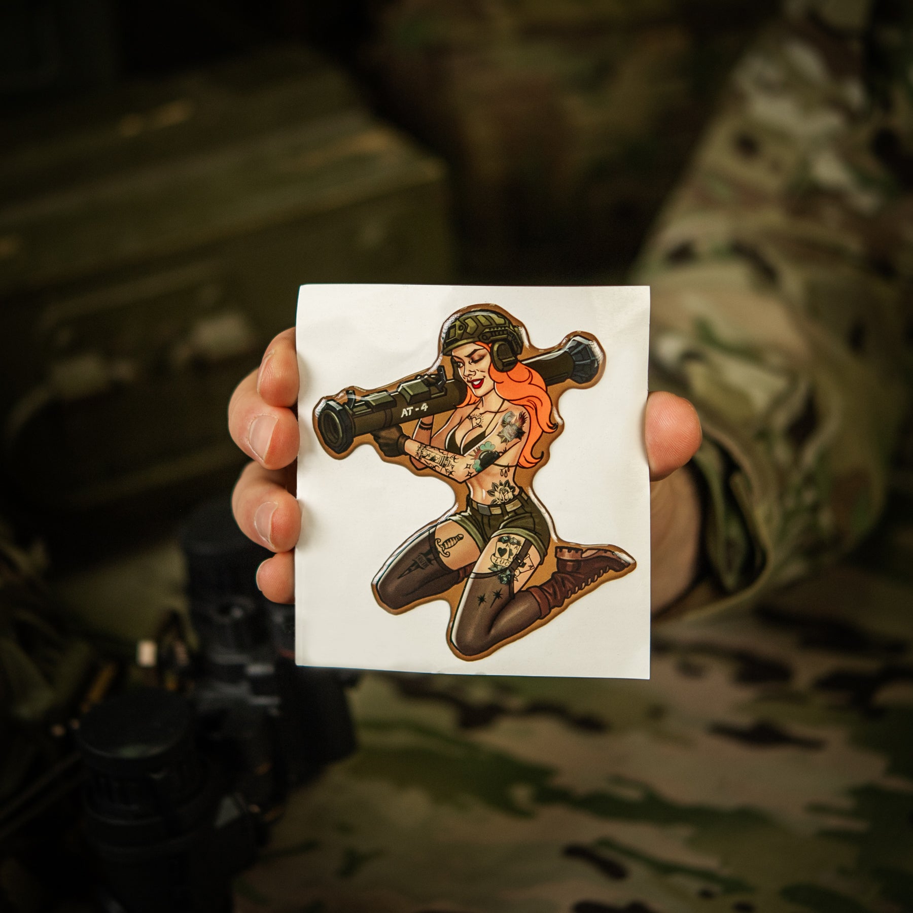 M-Tac Morale Sticker Tactical Girl