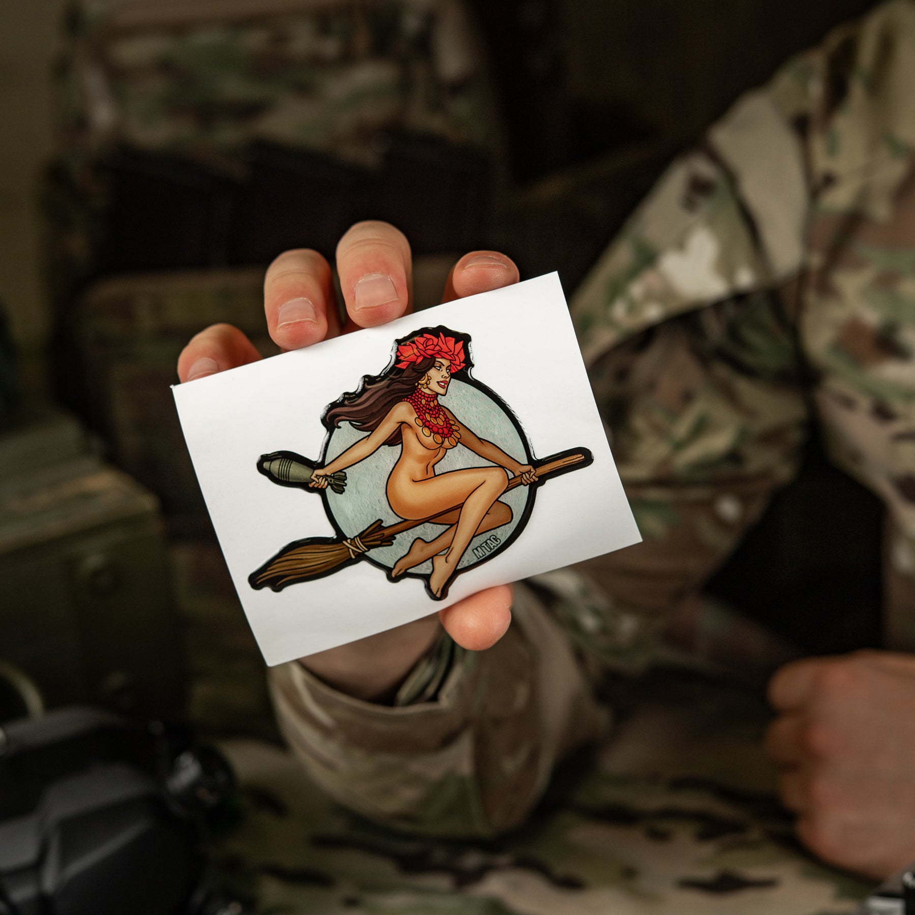 M-Tac Morale Sticker Tactical Girl